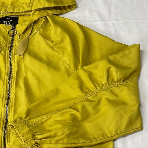 Zara | TRF Yellow Sporty Windbreaker Jacket Size XS - Picture 15 of 16